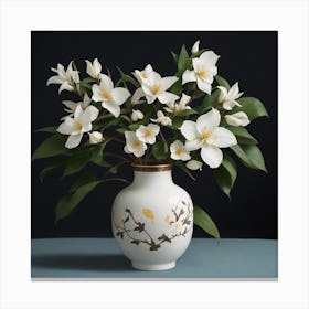 Jasmine In A Vase 1 Canvas Print