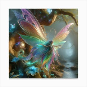 Fairy In The Forest 7 Canvas Print