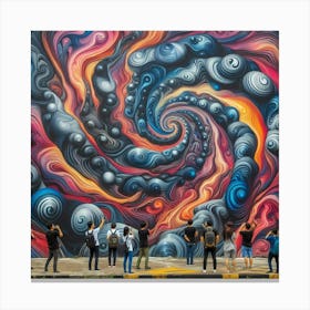 San Francisco Street Art Canvas Print