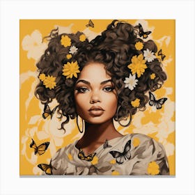 Butterfly Girl 31 Canvas Print