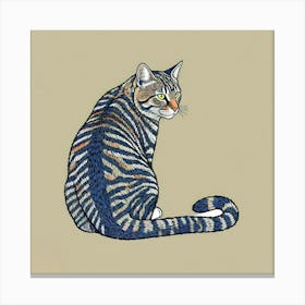 Tabby Cat Canvas Print