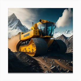 Buldozer Mountain (10) Canvas Print