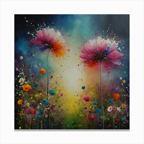 Default Pintura Con El Estilo De Yvonne Coomber Pinta Flores S 0 Canvas Print