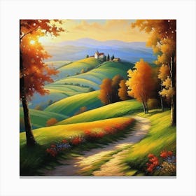 Autumn Landscape 10 Canvas Print