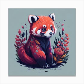 Leonardo Diffusion A Detailed Illustration Of A Red Panda Tshi 3 Canvas Print