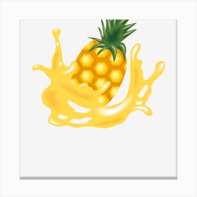 Fresh pineapple Canvas Print