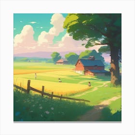 Landscape Painting 83 Canvas Print