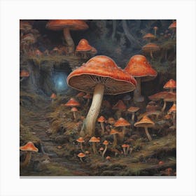 Mushroom of Hallucination 1 Canvas Print