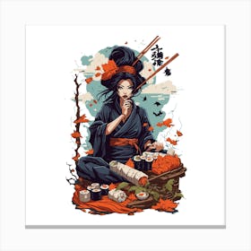 Samurai Canvas Print