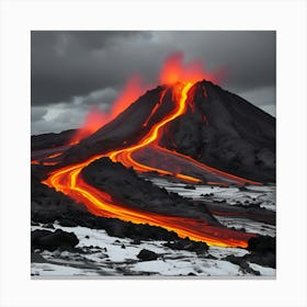 Lava Flow 1 Canvas Print