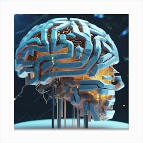 Artificial Brain 52 Canvas Print