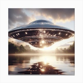 Alien Spaceship 1 Canvas Print