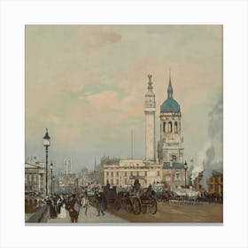 London Street Scene Canvas Print