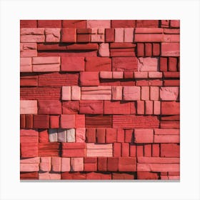 Red Brick Wall 7 Canvas Print