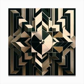 Abstract Geometric Pattern 3 Canvas Print