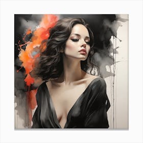 'Sexy Woman' Canvas Print