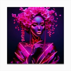 Glow In The Dark Art Canvas Print