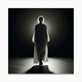 Walking In The Dark Canvas Print