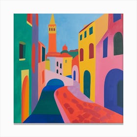 Abstract Travel Collection Venice Italy 2 Canvas Print