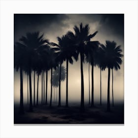  Black Palm Trees Art Prints  Canvas Print