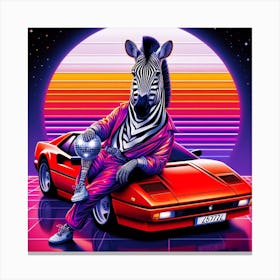 Cokezebra Canvas Print