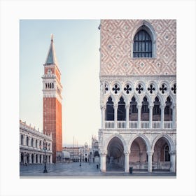 Campanile Di San Marco Square Canvas Print