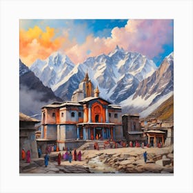 Shiv Linga Canvas Print