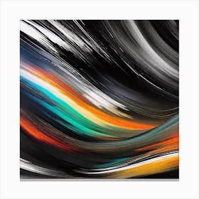 Abstract Wave Canvas Print 1 Canvas Print