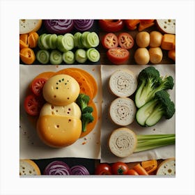  Food Art Canvas Print