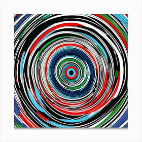 Abstract Of A Spiral Canvas Print