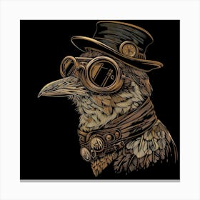 Steampunk Bird 2 Canvas Print