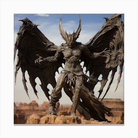 Demon Pazuzu 1 Canvas Print