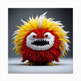 Monster 3d 1 Canvas Print