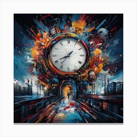 Clock Tower Canvas Print