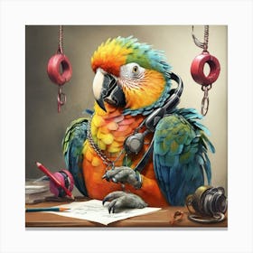 Parrot 33 Canvas Print