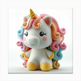 Unicorn Figurine 61 Canvas Print