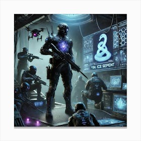 A Sci Fi Themed Depiction Of The Dark Sun Syndicat Canvas Print