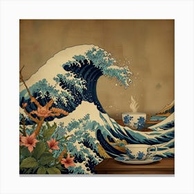 Great Wave Off Kanagawa 1 Canvas Print