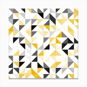 Geometric Triangles Canvas Print