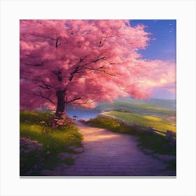 Cherry Blossom Tree Canvas Print