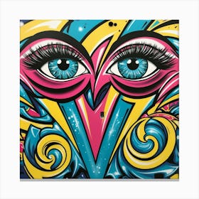 Eyes Women Canvas Print