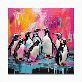 Penguins 4 Canvas Print