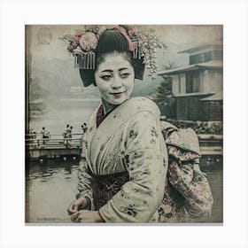 Geisha 10 Canvas Print