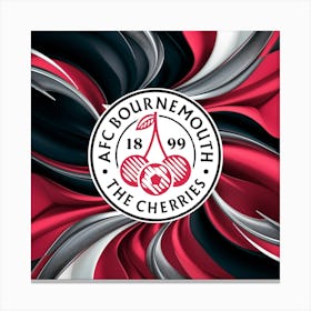 A.F.C. Bournemouth Logo Wall Arts 16 Canvas Print