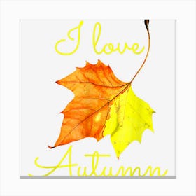 Fall Leaf Canvas Print