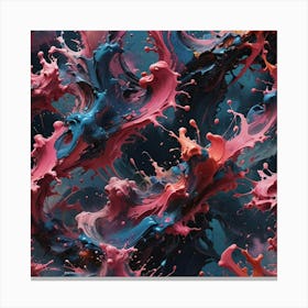 Abstract Painting Canvas Print