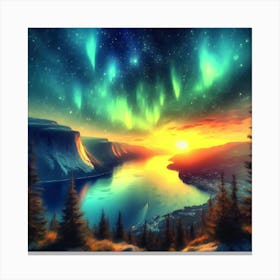 Aurora S Symphony 18 Canvas Print