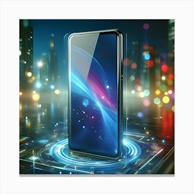 Futuristic Mobile Phone 2 Canvas Print