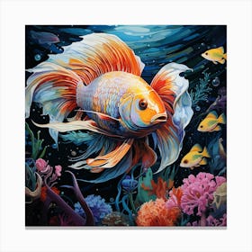 Betta Fish 6 Canvas Print
