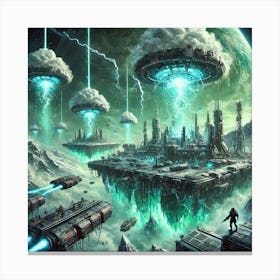 Uranian Vanguard Environmental Mastery Canvas Print